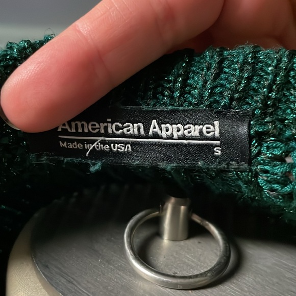 American Apparel metallic sweater - Picture 3 of 3
